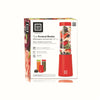 Euro Cuisine MM1R - Mini Mixx Personal Blender with 2 Tritan Bottles - Red