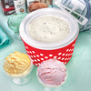 Euro Cuisine ICM26RD  Automatic Ice Cream, Sorbet & Frozen Yogurt Maker with 4 Glass Ice Cream Cup