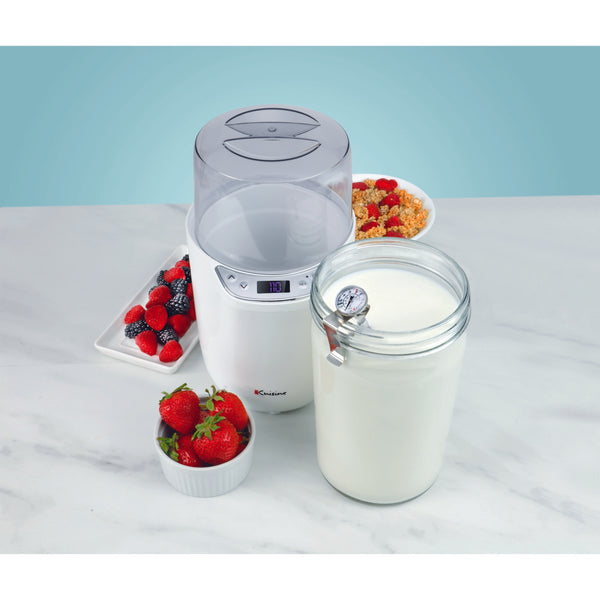 Euro Cuisine YM260 Probiotic Yogurt & Greek Yogurt Maker with Precisio - Euro Cuisine Inc Euro Cuisine YM260 Probiotic Yogurt & Greek Yogurt Maker with Precisio - Euro Cuisine Inc