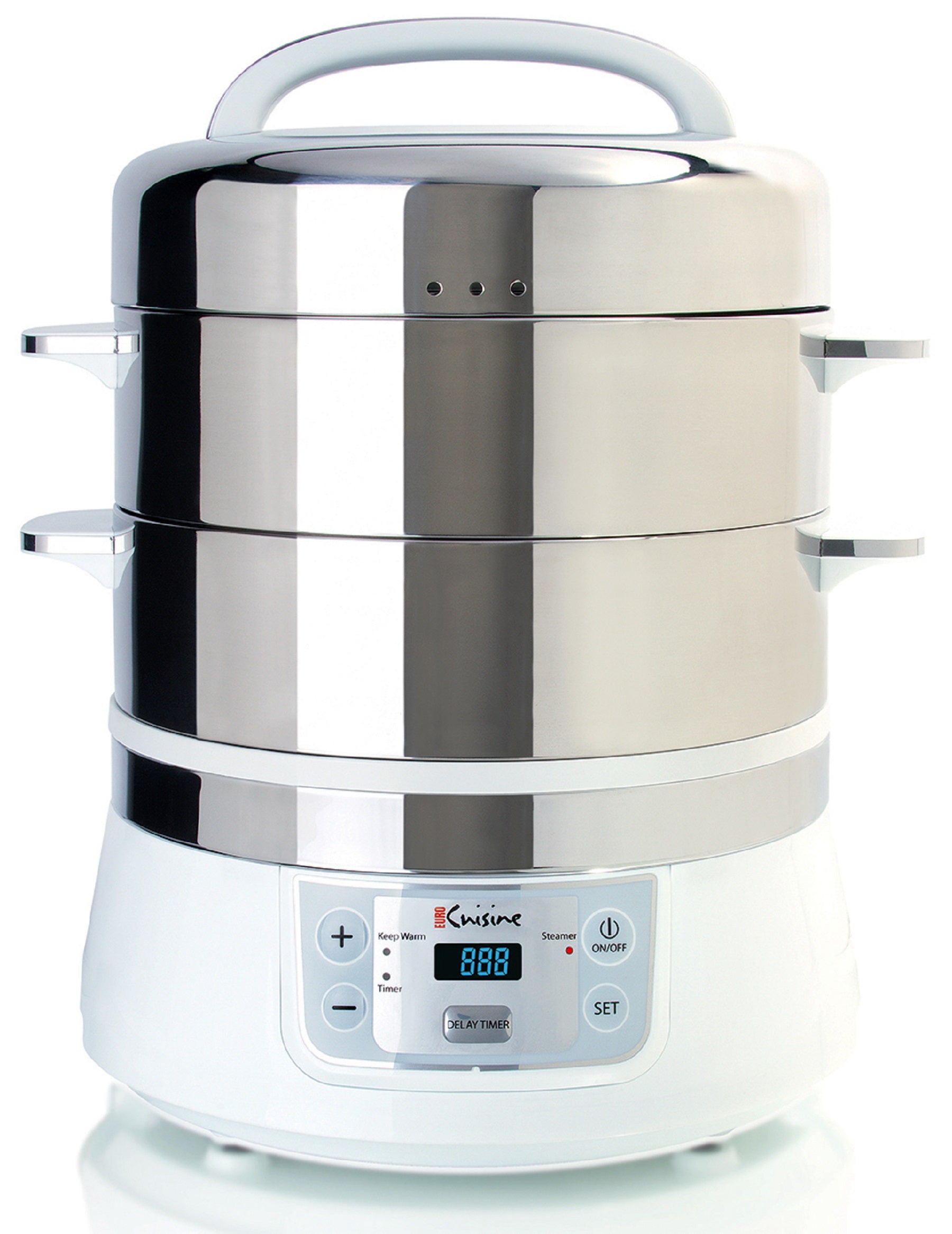 Stainless Steel Food Steamer Tagged FS3200 - Euro Cuisine Inc