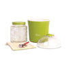 Euro Cuisine YM360 Yogurt & Greek Yogurt Maker - With 2qts Glass Jar - Green