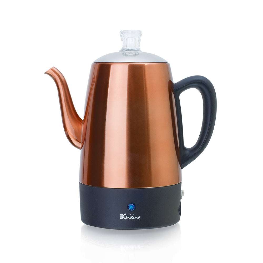 2-8 Cup* Electric Percolator, Stainless Steel