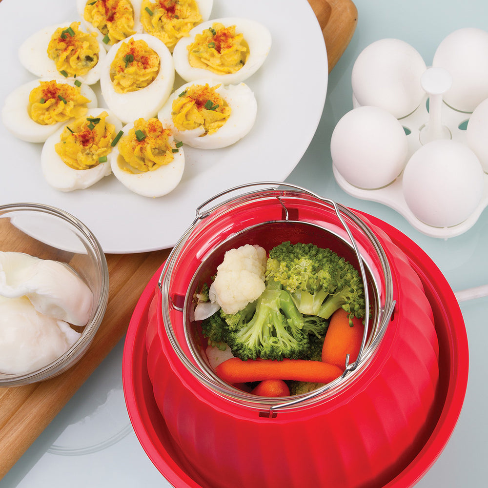 Non-stick Silicone Egg Poacher - Fast And Easy Hard Boiled Egg
