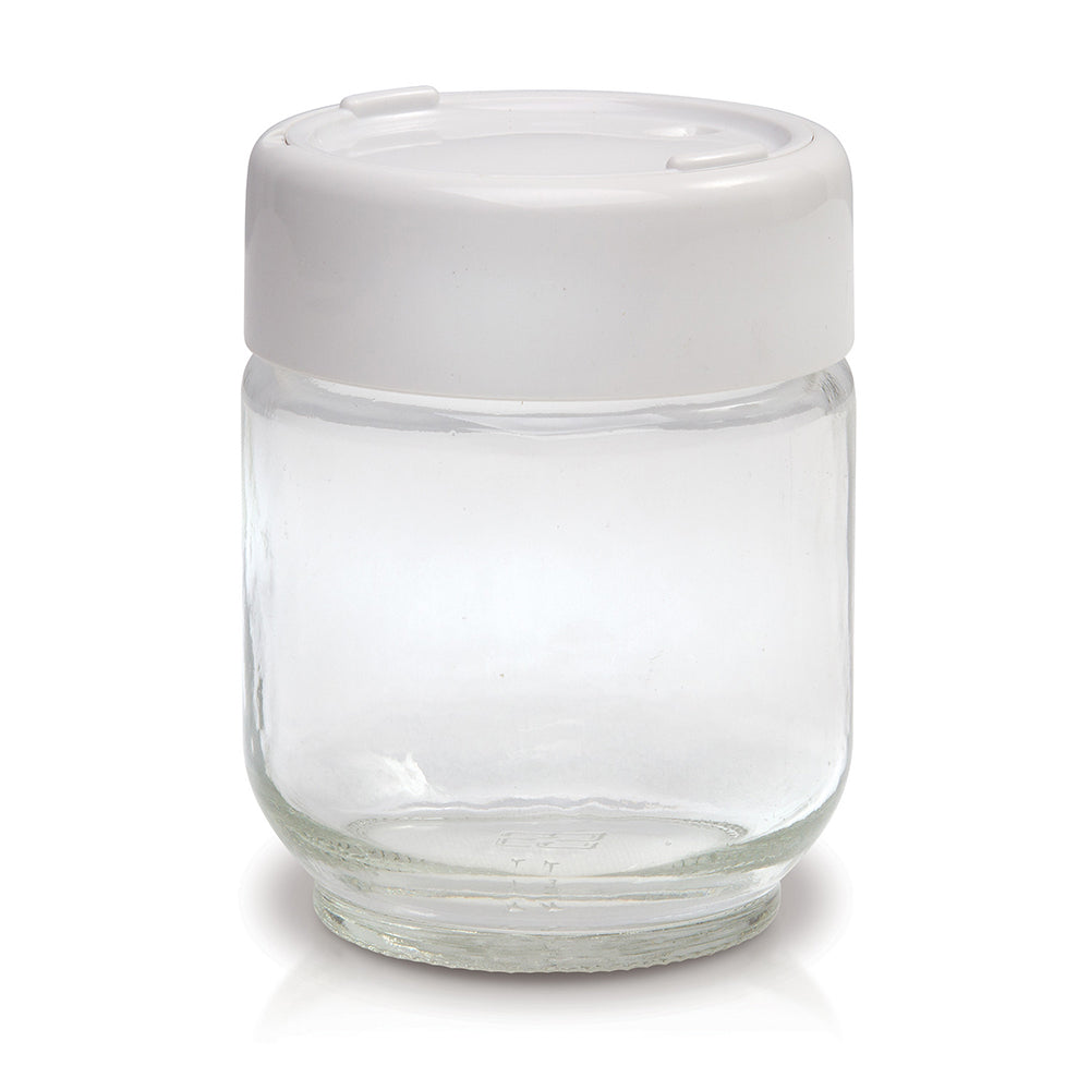 European Recycled Glass Jar, Natural Décor