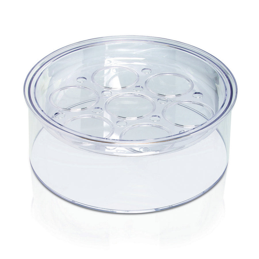 Euro Cuisine GY1920 Glass Jars with Lids for Yogurt Maker, Clear, 6 Ounce,  Set of 8 6oz Glass Jars for Yogurt, Parfaits, Clear Yogurt Containers