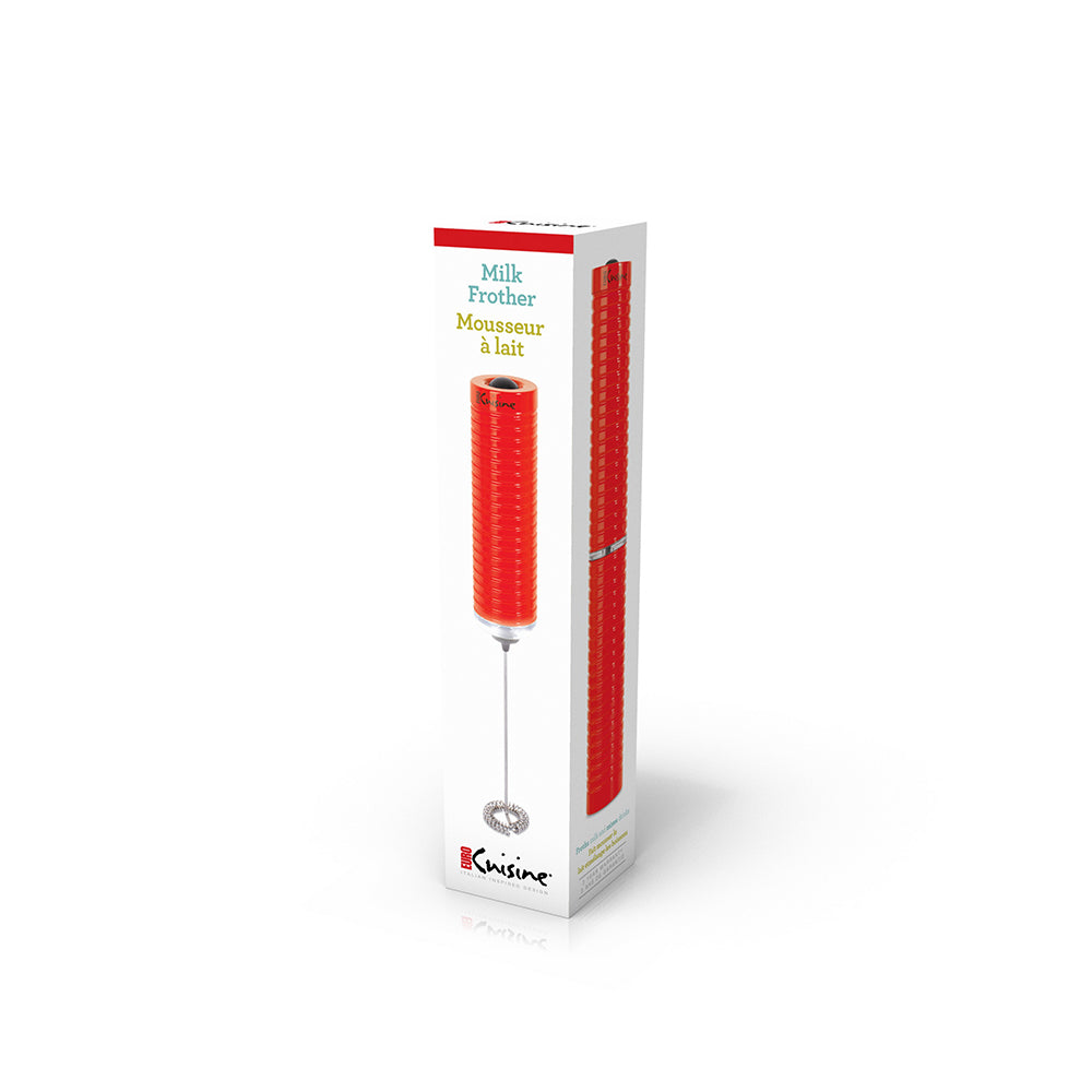 Euro Cuisine FTR10 Milk Frother with LED lighting - Red